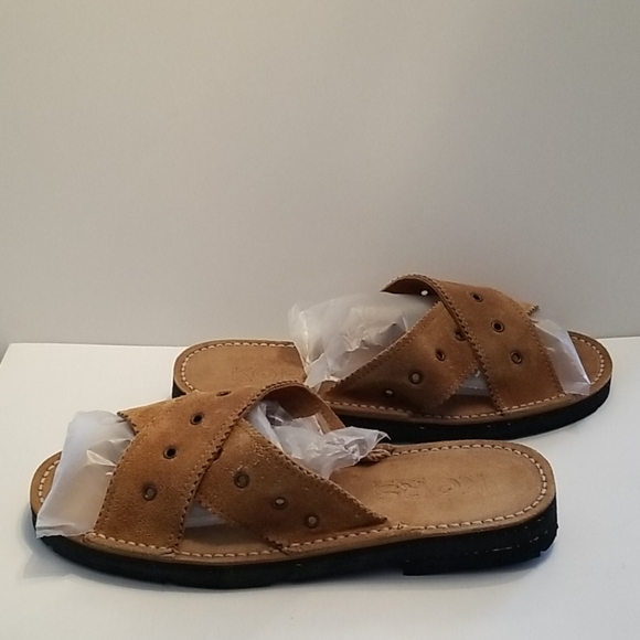 Michael Kors Suede Slides Sandals NIB 8.5 Spain - Picture 8 of 15